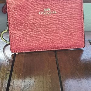 Coach card wallet with ID window